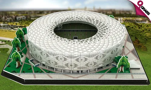 Qatar Football Stadium 3D Puzzles!